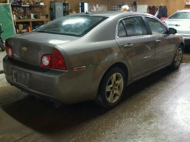 1G1ZC5EB6AF305273 - 2010 CHEVROLET MALIBU 1LT GRAY photo 4