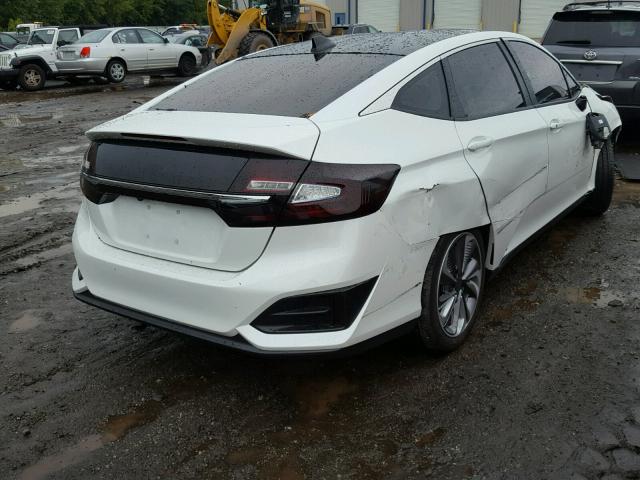 JHMZC5F18JC011919 - 2018 HONDA CLARITY WHITE photo 4