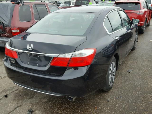 1HGCR2F38DA039050 - 2013 HONDA ACCORD BLACK photo 4