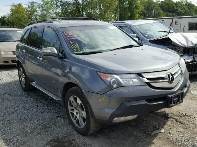 2HNYD28258H532208 - 2008 ACURA MDX GRAY photo 1