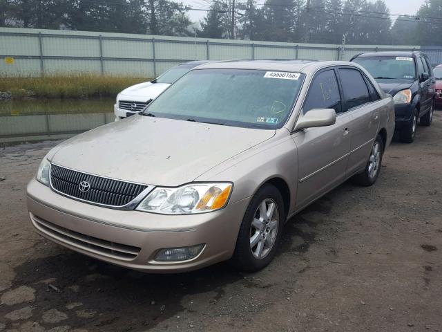 4T1BF28B12U233918 - 2002 TOYOTA AVALON XL BEIGE photo 2