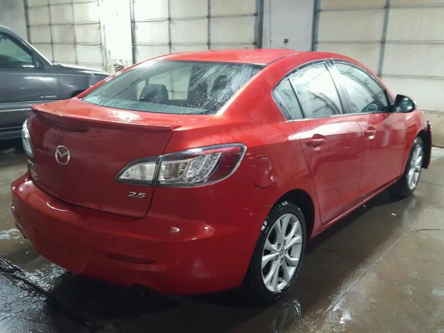 JM1BL1S51A1144120 - 2010 MAZDA 3 S RED photo 4