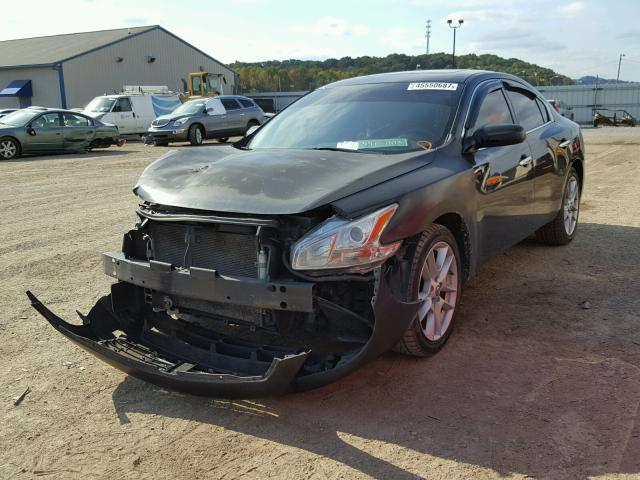 1N4AA5AP4CC824490 - 2012 NISSAN MAXIMA S BLACK photo 2