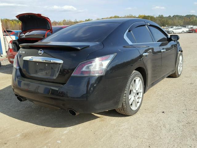 1N4AA5AP4CC824490 - 2012 NISSAN MAXIMA S BLACK photo 4