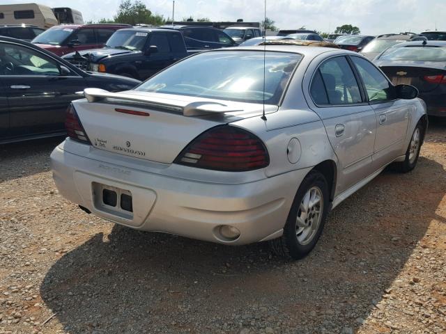 1G2NF52E24C233624 - 2004 PONTIAC GRAND AM S ვერცხლისფერი ფოტო 4