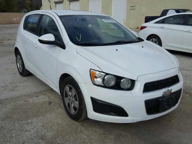 1G1JA6SH4E4207023 - 2014 CHEVROLET SONIC LS WHITE photo 1