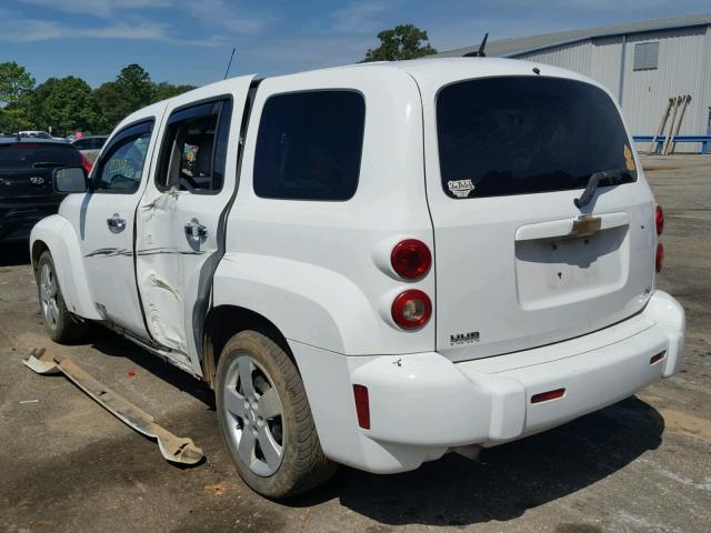 3GNCA13DX8S656779 - 2008 CHEVROLET HHR LS WHITE photo 3