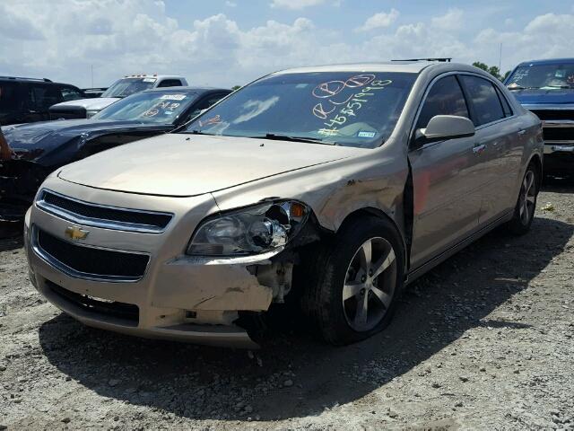 1G1ZC5E08CF329852 - 2012 CHEVROLET MALIBU 1LT ოქროსფერი ფოტო 2