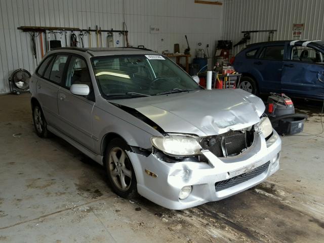 JM1BJ245521565168 - 2002 MAZDA PROTEGE PR SILVER photo 1