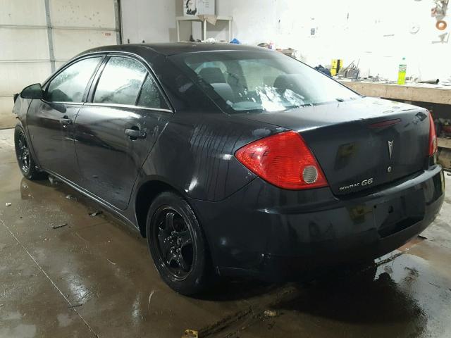 1G2ZG57B494153899 - 2009 PONTIAC G6 BLACK photo 3