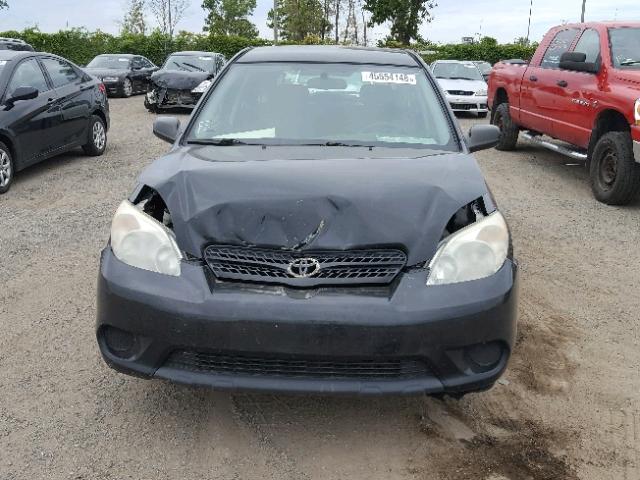 2T1KR32E97C678531 - 2007 TOYOTA COROLLA MA BLACK photo 9