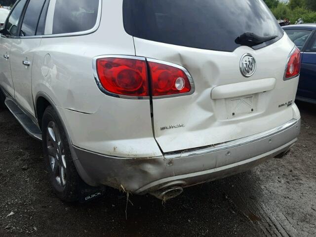 5GAEV23D29J123275 - 2009 BUICK ENCLAVE CX WHITE photo 9