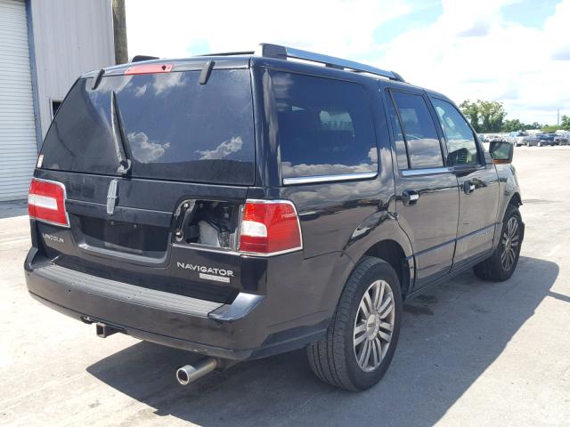 5LMFU27599LJ00517 - 2009 LINCOLN NAVIGATOR Czarny zdjęcie 4