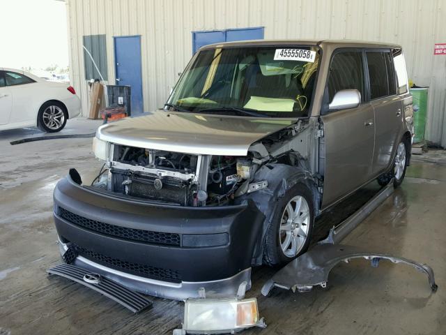 JTLKT334750191380 - 2005 TOYOTA SCION XB Gris foto 2