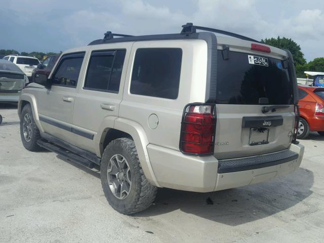 1J8HG48K47C607466 - 2007 JEEP COMMANDER BEIGE photo 3