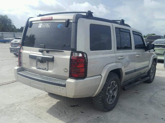 1J8HG48K47C607466 - 2007 JEEP COMMANDER BEIGE photo 4