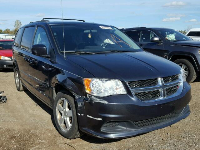 2C4RDGCG2DR592185 - 2013 DODGE GRAND CARA GRAY photo 1