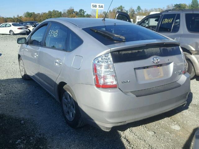 JTDKB20U187784788 - 2008 TOYOTA PRIUS SILVER photo 3