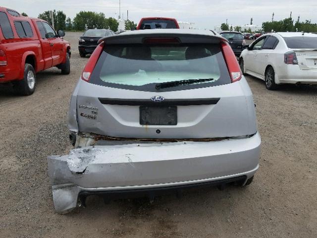 1FAFP31N57W276737 - 2007 FORD FOCUS ZX3 GRAY photo 9