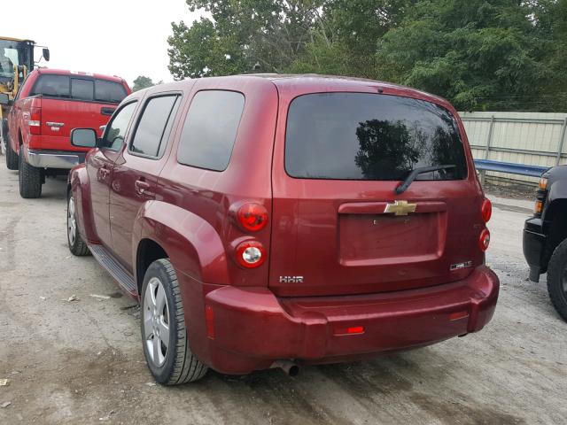 3GNCA13B79S591695 - 2009 CHEVROLET HHR LS ბურგუნდია ფოტო 3