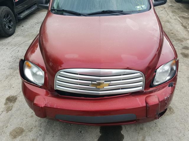 3GNCA13B79S591695 - 2009 CHEVROLET HHR LS ბურგუნდია ფოტო 7