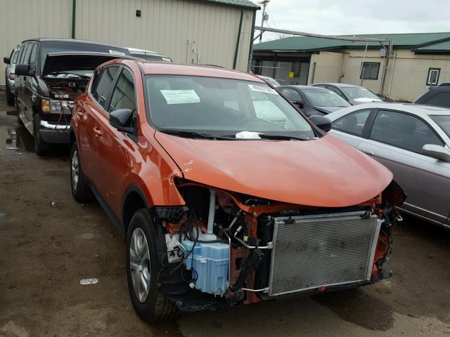 2T3ZFREV7FW203910 - 2015 TOYOTA RAV4 LE ORANGE photo 1