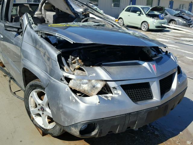 3G7DA03E03S609770 - 2003 PONTIAC AZTEK SILVER photo 10