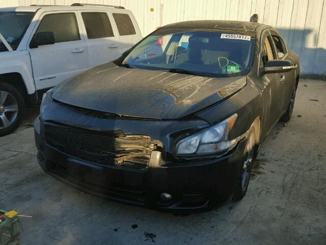 1N4AA5AP6CC820697 - 2012 NISSAN MAXIMA S BLACK photo 2