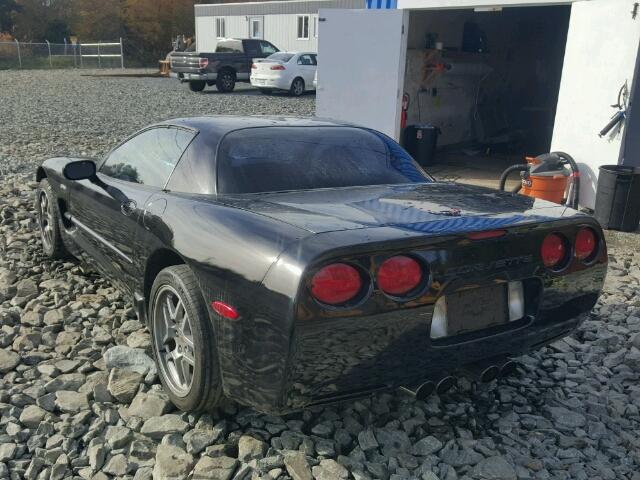 1G1YY12S325125959 - 2002 CHEVROLET CORVETTE Z BLACK photo 3