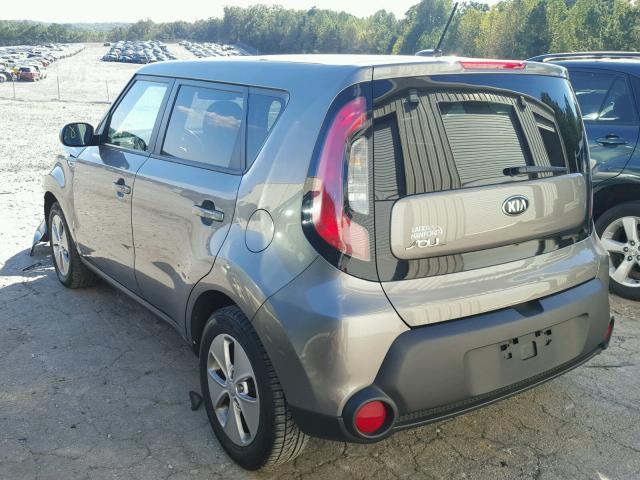 KNDJN2A21G7279591 - 2016 KIA SOUL GRAY photo 3