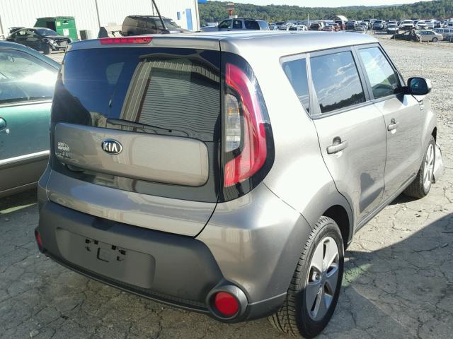 KNDJN2A21G7279591 - 2016 KIA SOUL GRAY photo 4