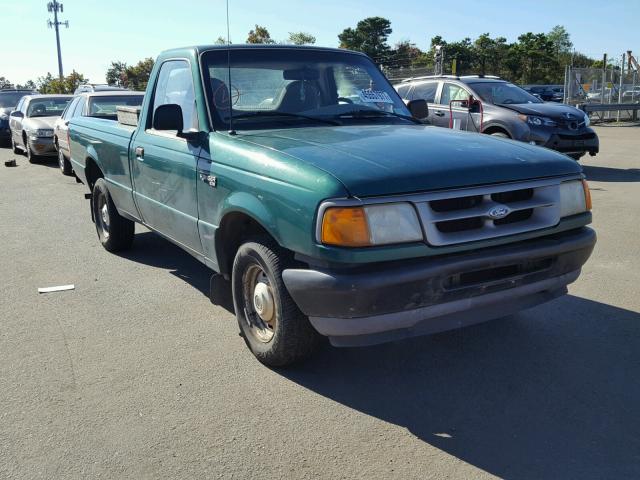 1FTCR10UXTUC28757 - 1996 FORD RANGER GREEN photo 1