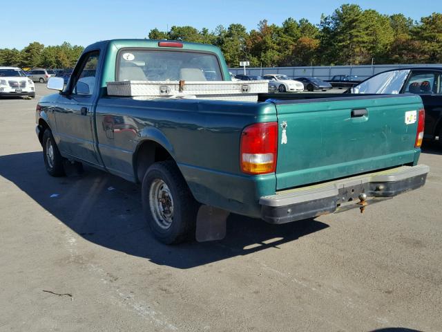 1FTCR10UXTUC28757 - 1996 FORD RANGER GREEN photo 3