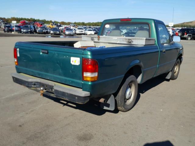 1FTCR10UXTUC28757 - 1996 FORD RANGER GREEN photo 4