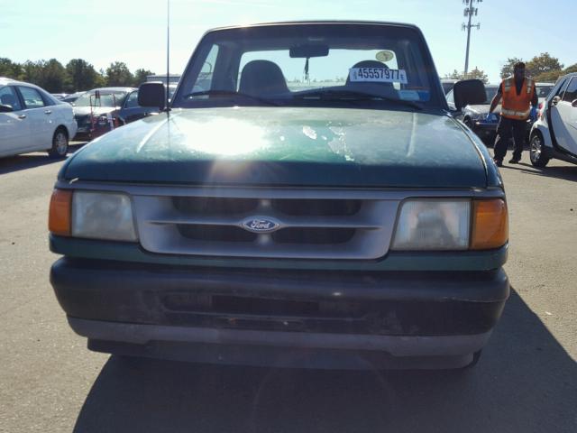 1FTCR10UXTUC28757 - 1996 FORD RANGER GREEN photo 9