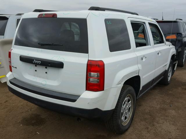 1C4NJRBB7FD151392 - 2015 JEEP PATRIOT SP WHITE photo 4