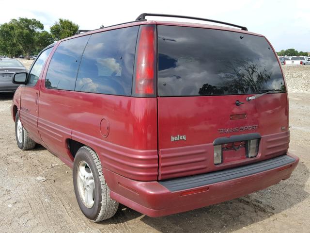 1GMDU06L8ST241275 - 1995 PONTIAC TRANS SPOR BURGUNDY photo 3