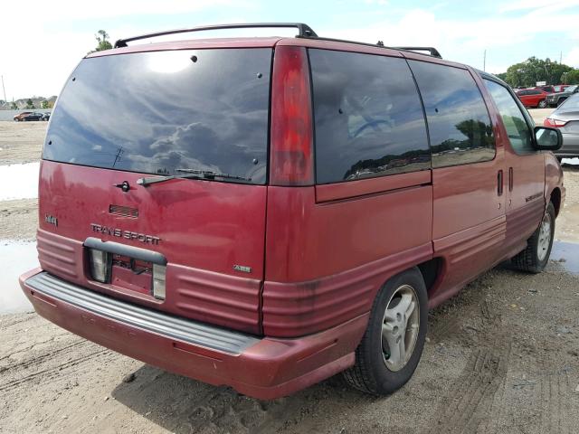 1GMDU06L8ST241275 - 1995 PONTIAC TRANS SPOR BURGUNDY photo 4