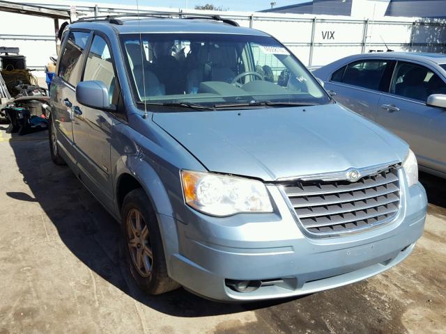 2A8HR54P58R792881 - 2008 CHRYSLER TOWN & COU TURQUOISE photo 1