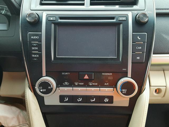 4T4BF1FK1CR199497 - 2012 TOYOTA CAMRY BASE წითელი ფოტო 9