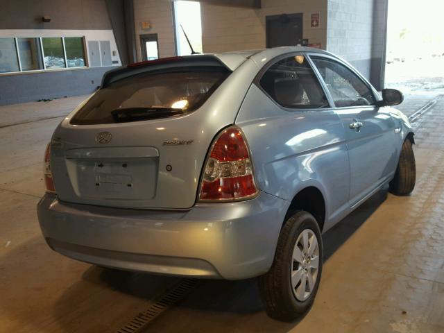 KMHCM3AC2BU188894 - 2011 HYUNDAI ACCENT GL BLUE photo 4