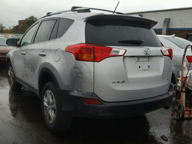 2T3BFREV2EW228682 - 2014 TOYOTA RAV4 LE GRAY photo 3