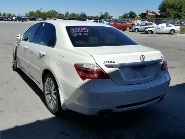 JH4KB2F63BC000939 - 2011 ACURA RL თეთრი ფოტო 3