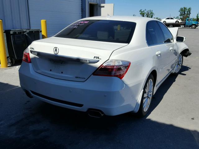 JH4KB2F63BC000939 - 2011 ACURA RL თეთრი ფოტო 4