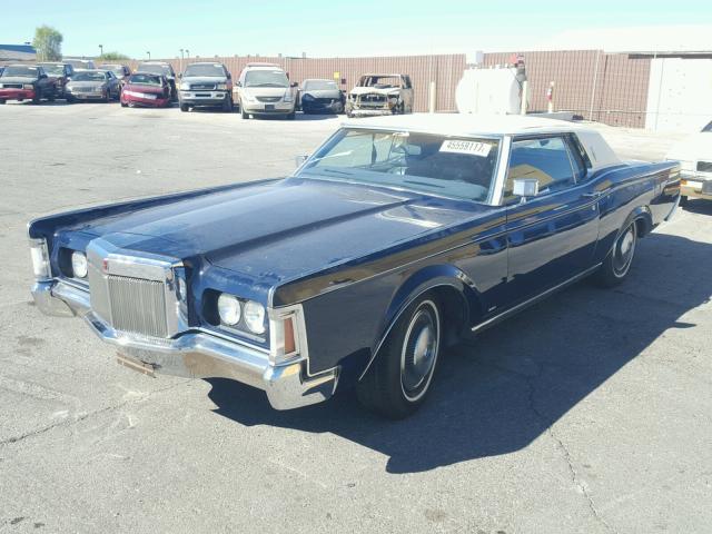 0Y89A843839 - 1970 LINCOLN CONTINENTA BLUE photo 2