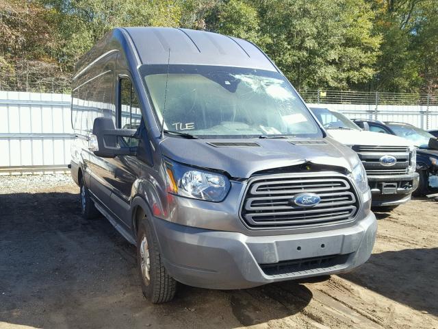 1FTNR3XG3FKA40280 - 2015 FORD TRANSIT T- GRAY photo 1