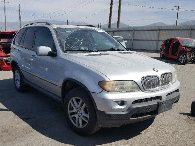 5UXFB53524LV05534 - 2004 BMW X5 4.4I SILVER photo 1