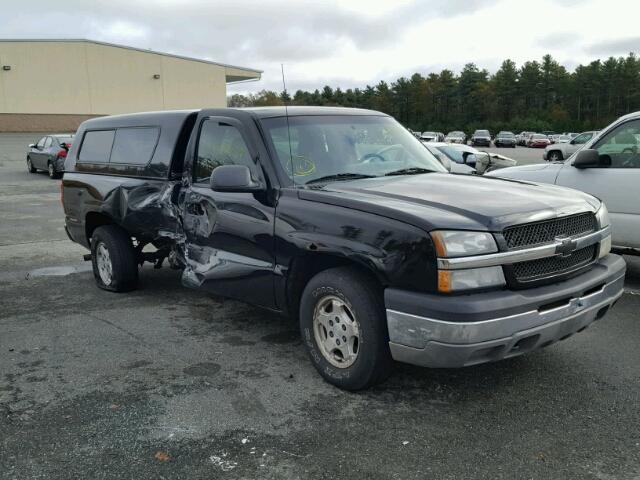 1GCEC14V73Z250358 - 2003 CHEVROLET SILVERADO BLACK photo 1