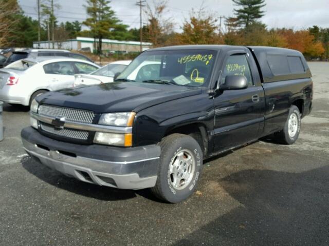 1GCEC14V73Z250358 - 2003 CHEVROLET SILVERADO BLACK photo 2