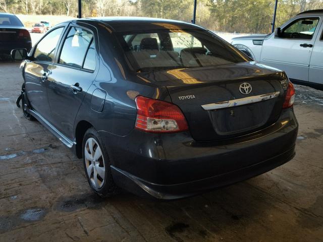 JTDBT923881293650 - 2008 TOYOTA YARIS GRAY photo 3